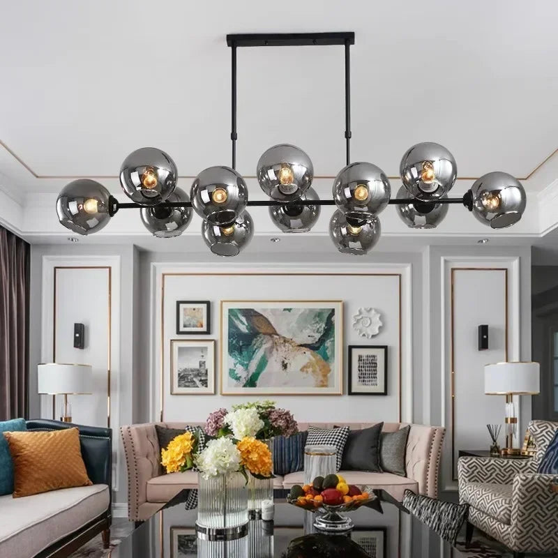 Modern Industrial Multi-Light Pendant