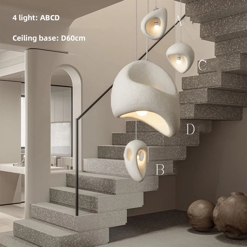 Nordic Wabi-Sabi Pendant Light