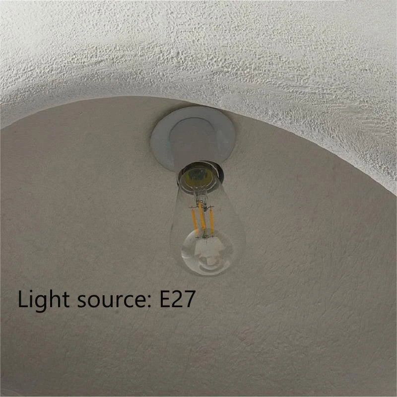 Japanese-Style Sculpted Pendant Light