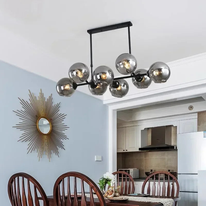 Modern Industrial Multi-Light Pendant