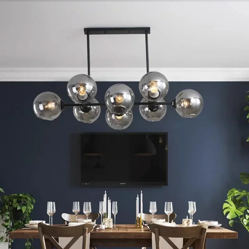 Modern Industrial Multi-Light Pendant