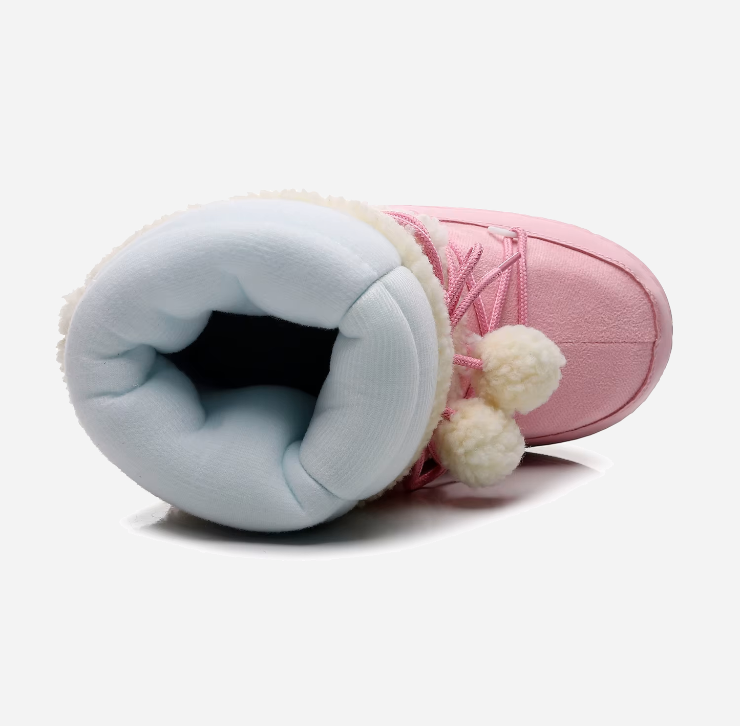Pom Pom Pink Snow Boots