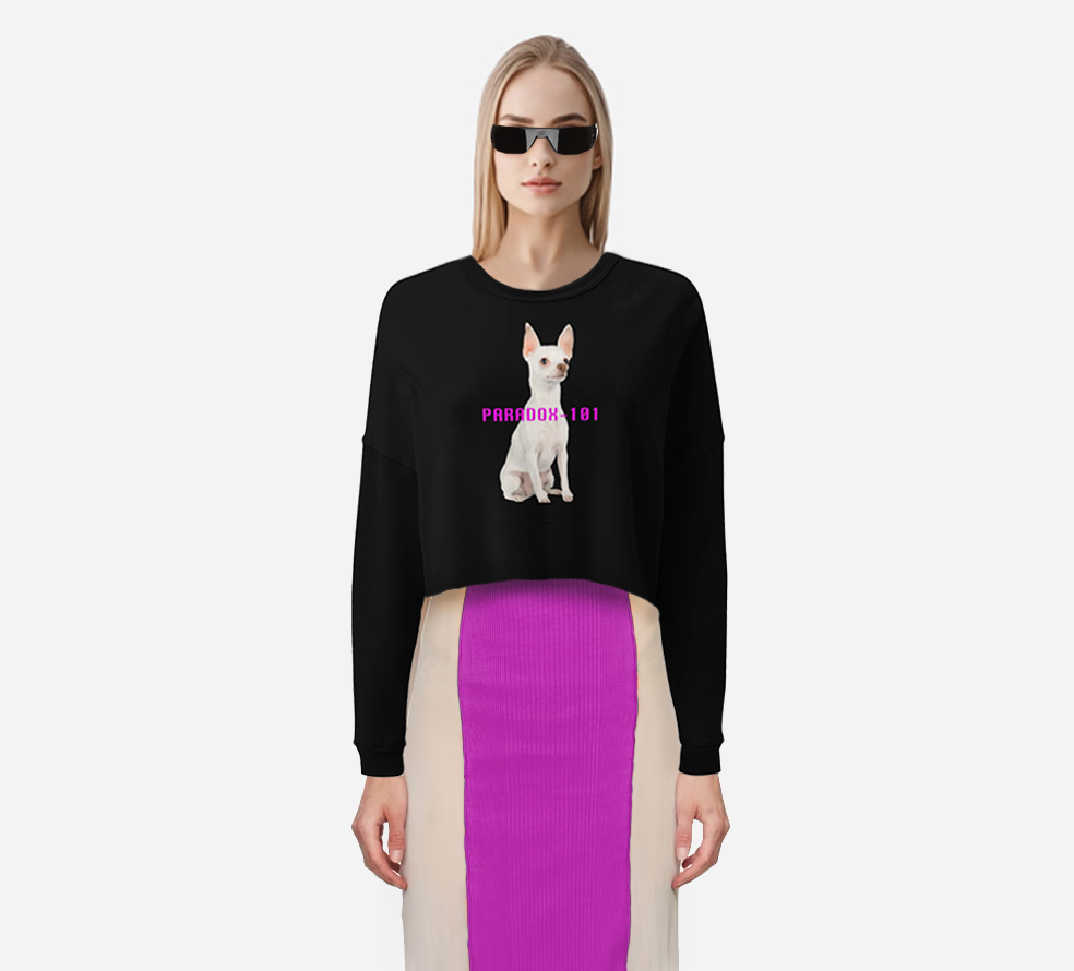 Cropped Logo Dog Sweatshirt