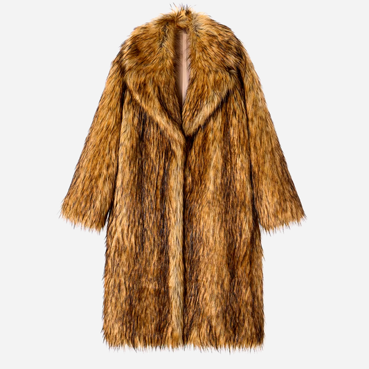 Gisele Long Faux Fur Coat