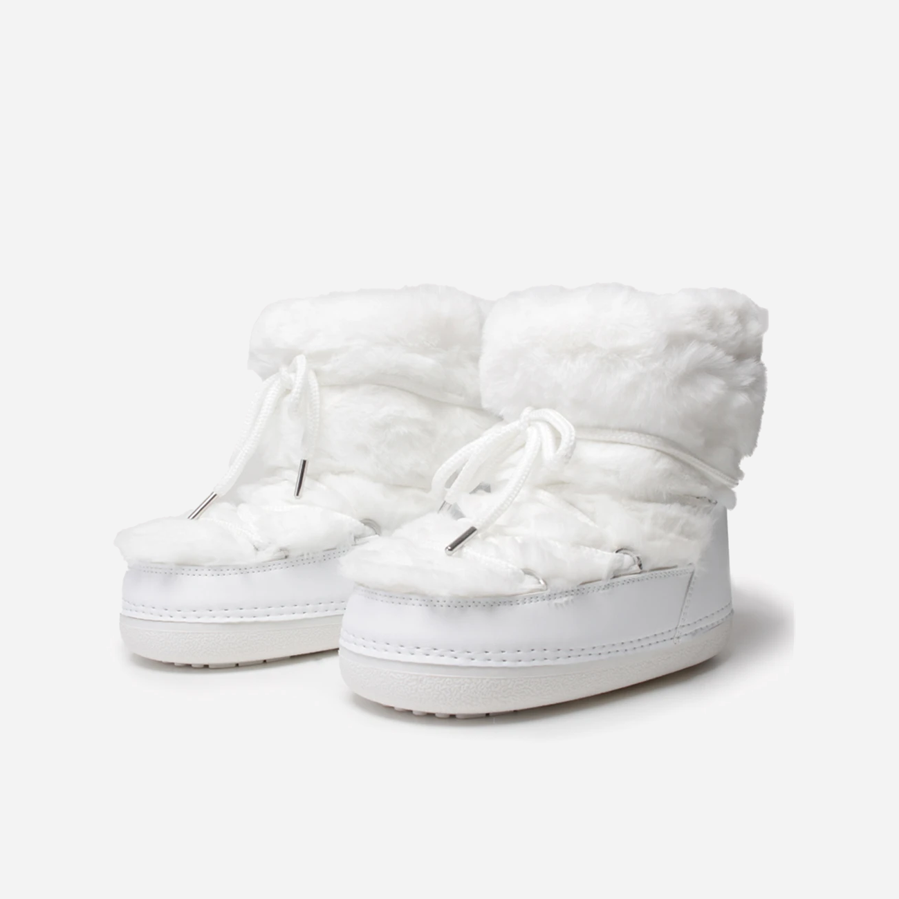 White Snow Boots Short